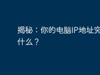 揭秘：你的电脑IP地址究竟是什么？-路由网