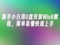 新手小白用U盘安装Win8教程，简单易懂快速上手-路由网