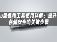 u盘低格工具使用详解:提升存储安全的关键步骤-路由网