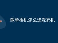 微单相机怎么选洗衣机-路由网