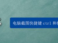 电脑截图快捷键ctrl和什么键-路由网