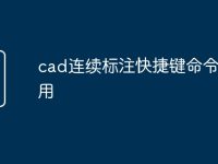 cad连续标注快捷键命令怎么用-路由网