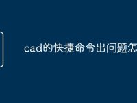cad的快捷命令出问题怎么办-路由网