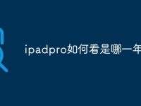 ipadpro如何看是哪一年的-路由网