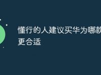 懂行的人建议买华为哪款手机更合适-路由网