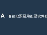 春运抢票要用抢票软件吗-路由网