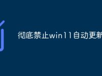 彻底禁止win11自动更新-路由网