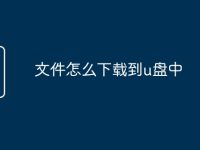 文件怎么下载到u盘中-路由网