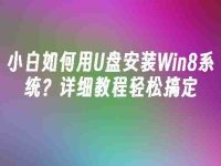 小白如何用U盘安装Win8系统？详细教程轻松搞定-路由网