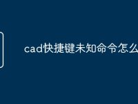 cad快捷键未知命令怎么处理-路由网
