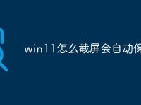 win11怎么截屏会自动保存-路由网