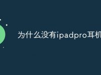 为什么没有ipadpro耳机-路由网