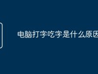 电脑打字吃字是什么原因-路由网