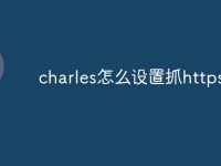 charles怎么设置抓https的包-路由网