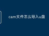 cam文件怎么导入u盘-路由网