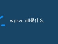 wpsvc.dll是什么-路由网
