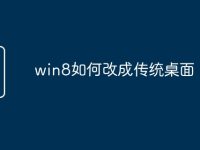 win8如何改成传统桌面-路由网