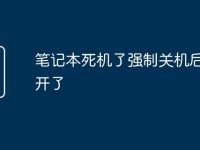 笔记本死机了强制关机后打不开了-路由网