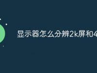 显示器怎么分辨2k屏和4k屏-路由网