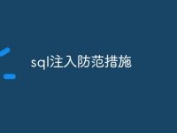 sql注入防范措施-路由网