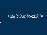 电脑怎么读取u盘文件-路由网