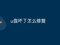 u盘坏了怎么修复-路由网