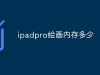 ipadpro绘画内存多少-路由网