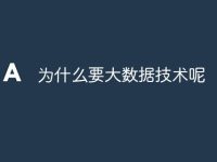 为什么要大数据技术呢-路由网