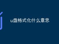 u盘格式化什么意思-路由网