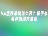 从u盘装系统怎么装?新手必看详细图文教程-路由网