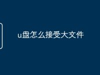 u盘怎么接受大文件-路由网