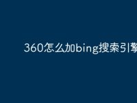 360怎么加bing搜索引擎教程-路由网