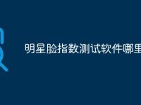 明星脸指数测试软件哪里有-路由网
