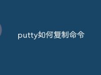 putty如何复制命令-路由网
