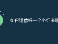 如何运营好一个小红书账号-路由网