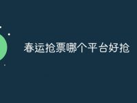 春运抢票哪个平台好抢-路由网