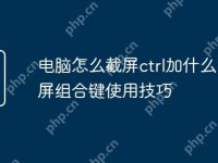 电脑怎么截屏ctrl加什么 截屏组合键使用技巧-路由网