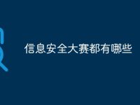 信息安全大赛都有哪些-路由网
