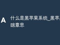 什么是黑苹果系统_黑苹果是啥意思-路由网