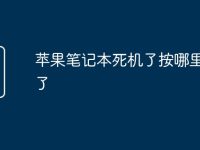 苹果笔记本死机了按哪里重启了-路由网