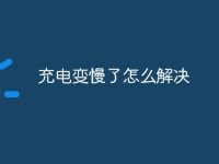 充电变慢了怎么解决-路由网