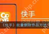 快手极速版如何批量删除作品-路由网