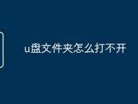 u盘文件夹怎么打不开-路由网