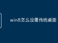 win8怎么设置传统桌面-路由网