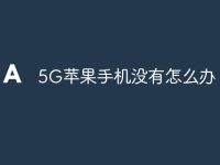 5G苹果手机没有怎么办-路由网