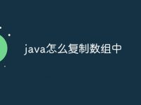 java怎么复制数组中-路由网