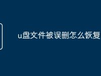 u盘文件被误删怎么恢复-路由网