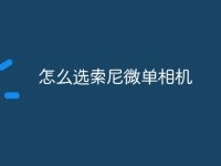 怎么选索尼微单相机-路由网