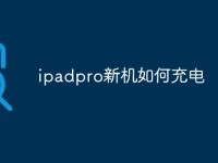 ipadpro新机如何充电-路由网