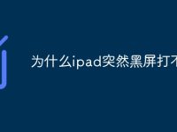 为什么ipad突然黑屏打不开-路由网